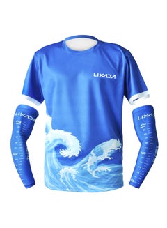 Buy Quick Drying Breathable Fishing Clothing With Ruler On Arm Sleeves M in Saudi Arabia