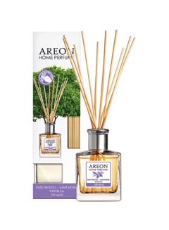 Buy Home Perfume Reed Diffuser - Lavender And Vanilla Yellow 150ml in Saudi Arabia