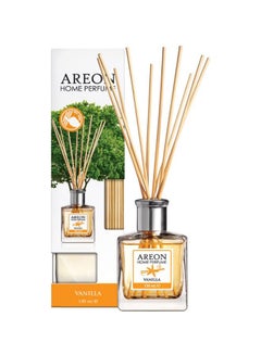 Buy Home Perfume Reed Diffuser - Vanilla Yellow 150ml in UAE