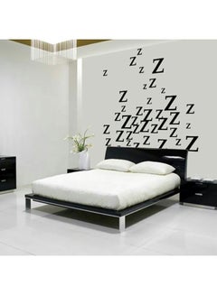 Buy Bedroom Themed Wall Sticker Black 65x38cm in Egypt