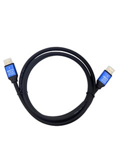 اشتري كابل 4K HDMI ذكر إلى ذكر الأسود / الأزرق في الامارات