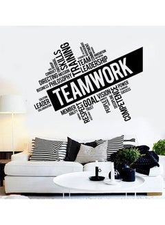 Buy Teamwork Wall Sticker Black 96x150cm in Egypt