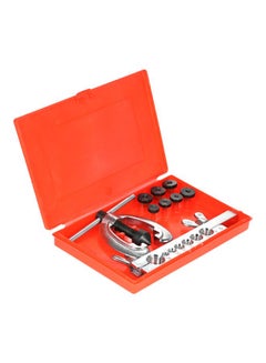 اشتري 9-Piece Double Pipe Flaring Tool Kit Silver/Black/Red في السعودية