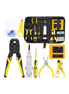 Buy Network Repairing Plier Tool Kit Yellow/Black/Silver 48x30x26mm in UAE