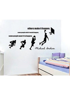 Buy Michael Jorden Quote Decorative Wall Sticker Black 50 x 100cm in Egypt