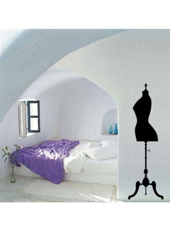 Buy Self-Adhesive Decorative Wall Sticker Black 100 x 30cm in Egypt