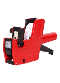 Buy 8-Digits Price Labeller Pricing Machine Kit 13.5x5.5x23cm Red/Black in Saudi Arabia