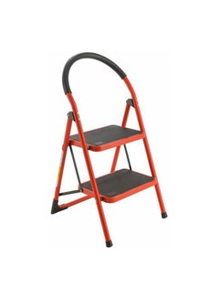 Buy 2-Steps Home Metal Ladder Red 83cm in Saudi Arabia