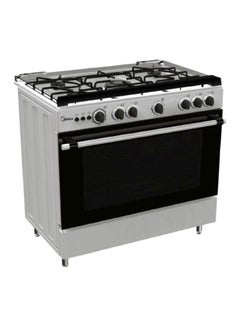 Buy Stainless Steel Electric Oven With 5 Burner Gas Stove LME95022 Silver in UAE