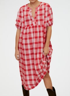 mango checkered dress
