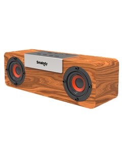 Buy Portable Outdoor BT Speaker V6709 Brown/Black/Silver in Saudi Arabia