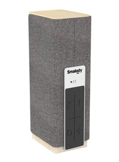 Buy Portable Stereo Bass Bluetooth Wireless Speaker Grey/Beige in UAE