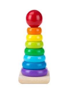 اشتري Rainbow Stacker Classic Toy 8.5 x 3.5 x 3.5inch في الامارات