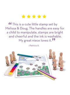Melissa & Doug Deluxe Happy Handle Stamp Set 2306 for sale online 