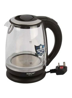 Buy Electric Kettle 2.0 L 2200.0 W RE-1-077 Clear/Black in Saudi Arabia