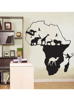 Buy Self Adhesive Wall Sticker Black 113 x 100cm in Egypt