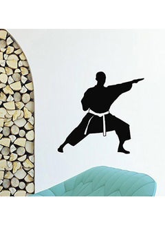 Buy Karate Style Self Adhesive Wall Sticker Black 80 x 80cm in Egypt