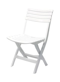 اشتري كرسي تخييم قابل للطي أبيض في الامارات