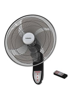 Buy Electric Wall Mount Fan With Remote Control 65W 65.0 W EPS-18R Black/Grey/White in Egypt