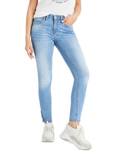 Buy Kendell Ankle Zip Skinny Jeans Blue in Saudi Arabia