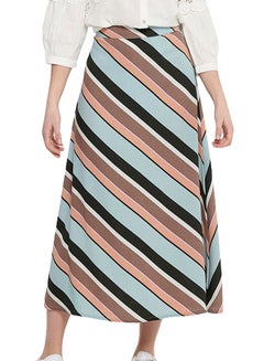 Buy Striped Skirt Multicolour in UAE