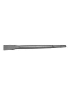 Buy SDS Plus Round Shank Flat Chisel 14x250 MM,Toughened Steel For Long Life, High Temperature Heat Treatment Process Ideal For Chiseling Or Breaking Work On brick, Concrete And Stone Silver in UAE