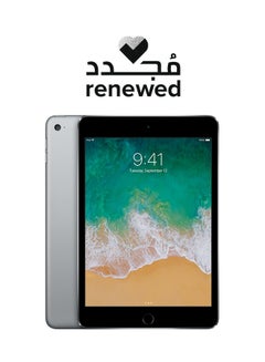 Buy Renewed - iPad Mini 4 2015 (4th Generation) 7.9inch, 128GB, Wi-Fi Space Gray With FaceTime in UAE