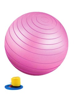 Buy Anti-Burst Yoga Ball With Hand Pump 75cm in UAE