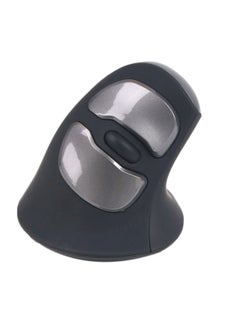 Buy Wireless Vertical Mouse Black/Silver in Saudi Arabia