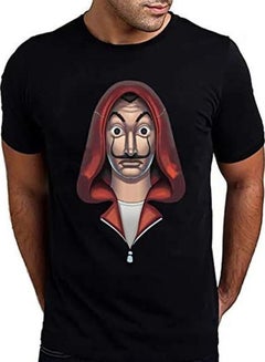 Buy La Casa De Papel Printed T-Shirt Black in UAE