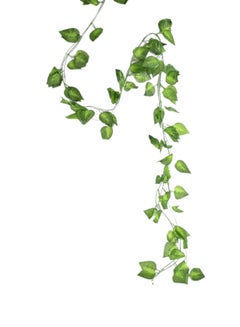 اشتري جديلة من أوراق نبات اللبلاب الصناعية المعلقة مكونة من من 6 قطع أخضر في السعودية