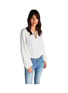 Buy Long Sleeves Blouse White in UAE