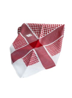 Buy Formal Printed Shemagh Red/White in Saudi Arabia