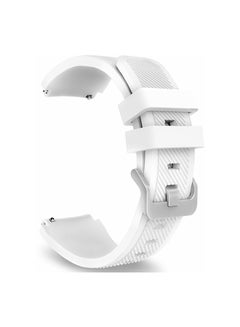 Buy Silicone Replacement Band For Samsung Gear S3 Frontier/Classic White in Egypt