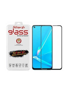 Buy 5D Glass Full Screen Protector For Samsung Galaxy A21S Clear/Black in Saudi Arabia