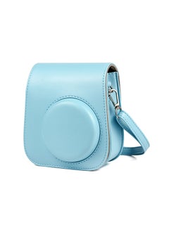 Buy Instant Camera Case Bag With Strap For Fujifilm Instax Mini 11 Blue in UAE