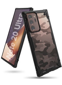 Buy Hard Fusion-X Ergonomic Shock Absorption Bumper Case Cover For Samsung Galaxy Note 20 Ultra Camo Black in Egypt