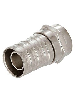 Buy Female Coax Coaxial Connector Silver in UAE