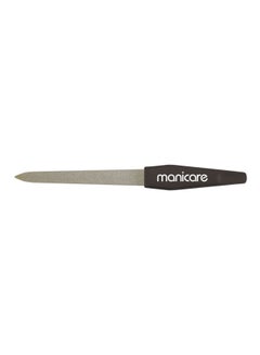 Buy Soft Touch Handle Sapphire Nail File Black/Silver in UAE