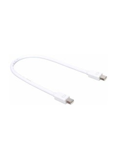Buy Mini Display Port To Mini Display Port Cable White White in Egypt