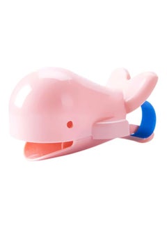 Buy Dolphin Shaped Faucet Extender Pink 11x8x9cm in UAE