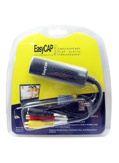 Buy 4-Ports USB Audio And Video Adapter Black/Yellow/Red in Egypt