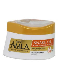 Buy Amla Repair And Revitalize Styling Hair Cream With Snake Oil 140ml in Saudi Arabia