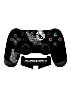 Buy 2-Piece Real Madrid Printed Controller Skin Sticker For PlayStation 4 in Egypt