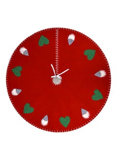 Buy Decorative Tree Skirt Red/Green/White 98cm in UAE