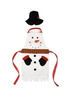 اشتري Snowman Designed Decorative Bottle Cover أبيض/أسود/أحمر 22x13سم في السعودية