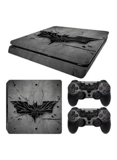 Buy 3-Piece Skin Sticker Cover For PS4 Slim And 2 Controller Set in Egypt