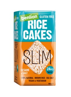 Buy Rice Cakes Slim Sesame And Salt 100grams in UAE