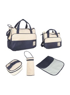 Buy 5-in-1 Multi-functional Waterproof Changing Baby Bag Set With Reliable Zipper in Saudi Arabia