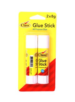 Buy Pack Of 2 All Purpose Glue Stick Clear in Saudi Arabia